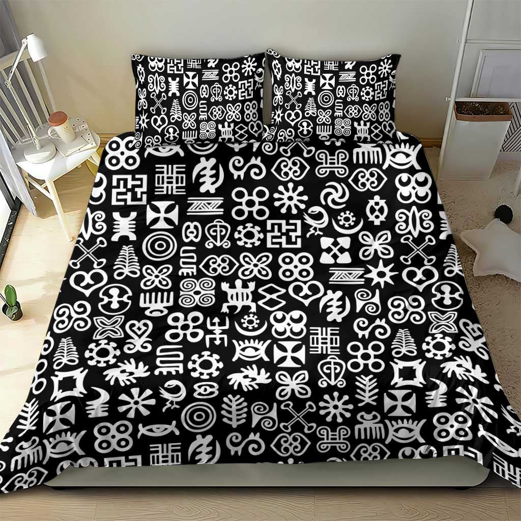 African Adinkra Bedding Set - Mixed Pattern Symbols DT02