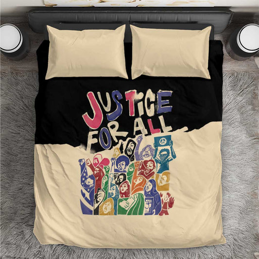 African Stand Firm Bedding Set Justice For All DT03