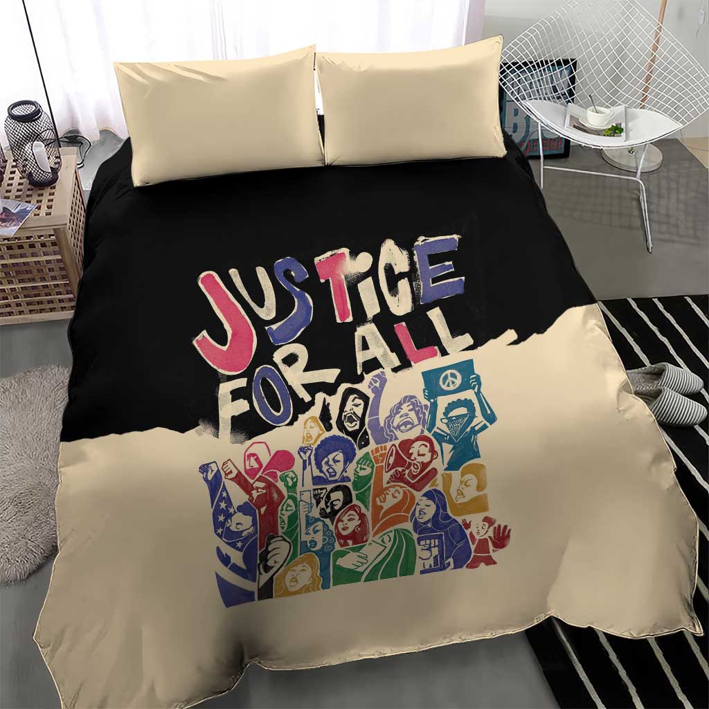 African Stand Firm Bedding Set Justice For All DT03