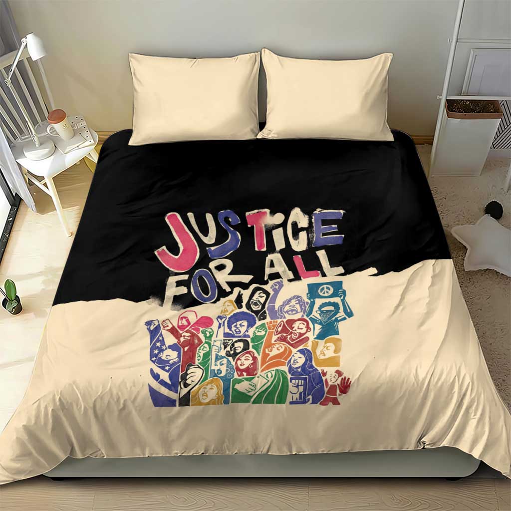 African Stand Firm Bedding Set Justice For All DT03
