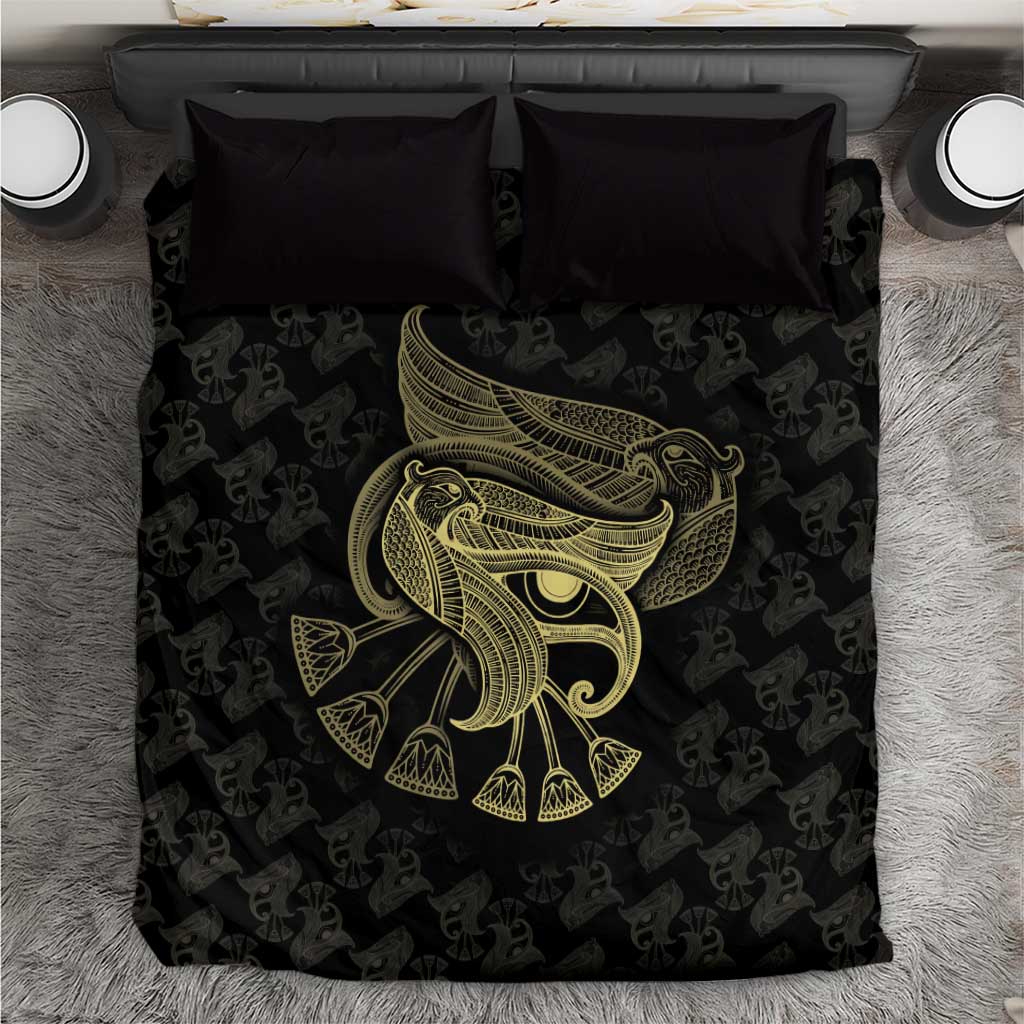 Afro Egypt Bedding Set Horus Eyes Egyptian God DT03