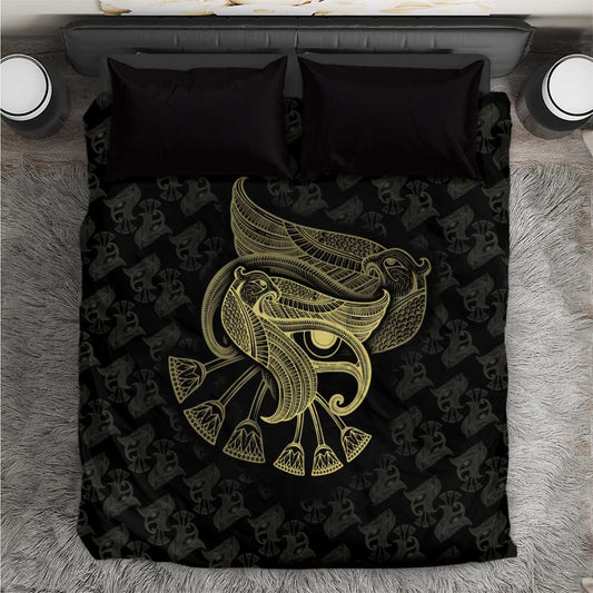 Afro Egypt Bedding Set Horus Eyes Egyptian God DT03