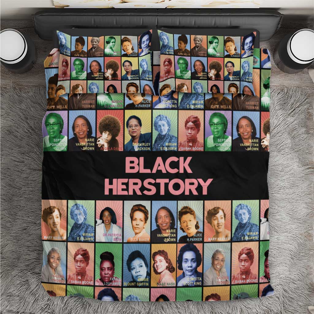 Afro Black Herstory Bedding Set African Women History DT03