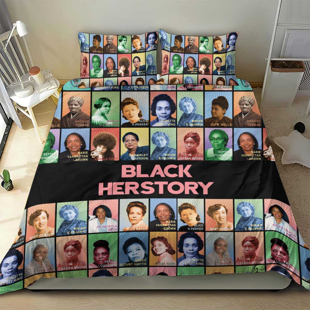 Afro Black Herstory Bedding Set African Women History DT03