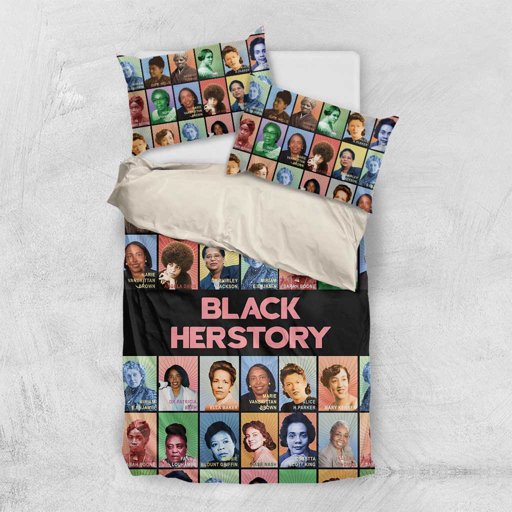 Afro Black Herstory Bedding Set African Women History DT03