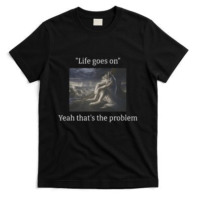 Depressed Wolf Meme T-Shirt