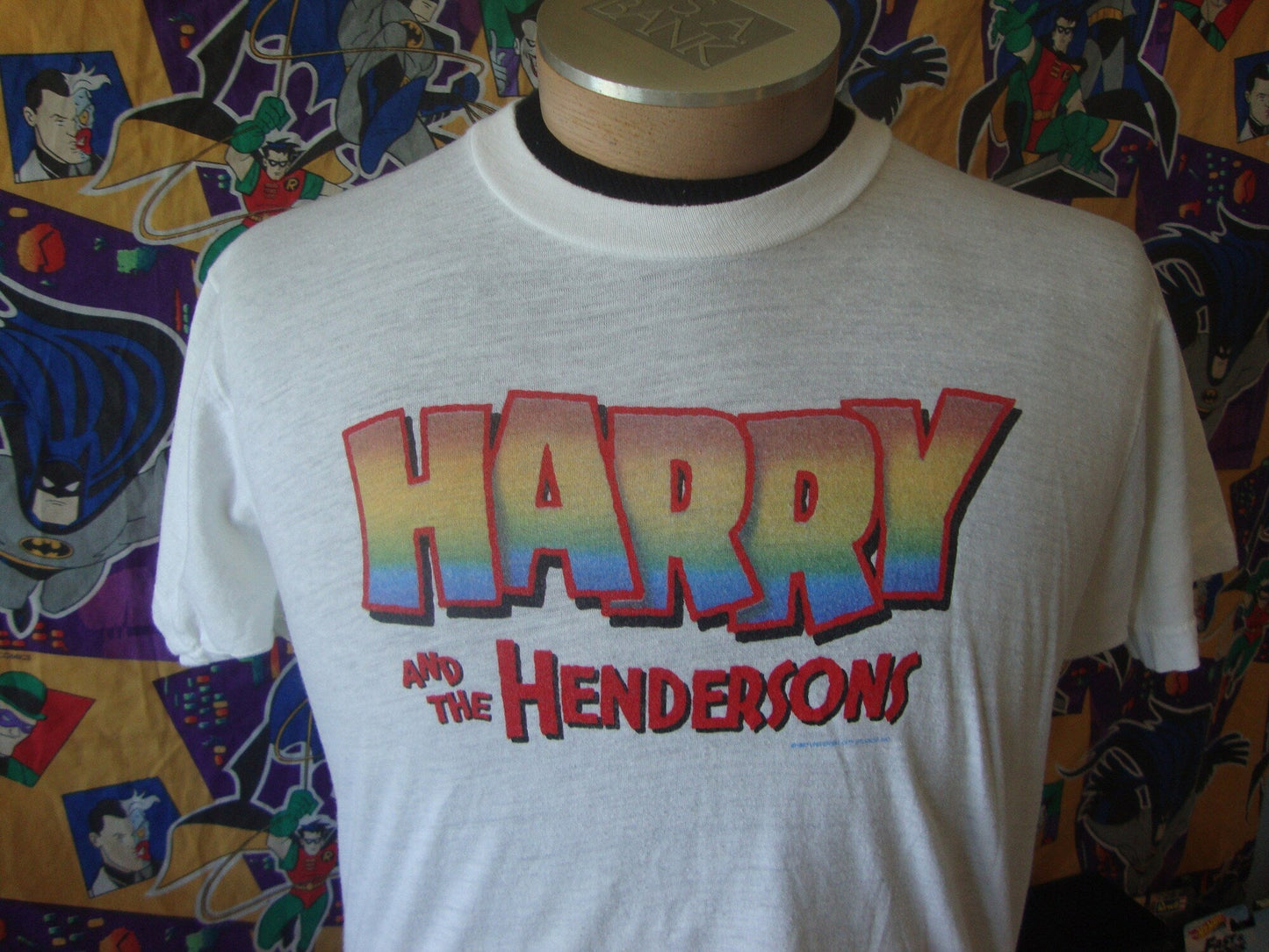 Vintage 80's Harry and the Hendersons 1987 AMC Theatres Tee Movie Promo T Shirt