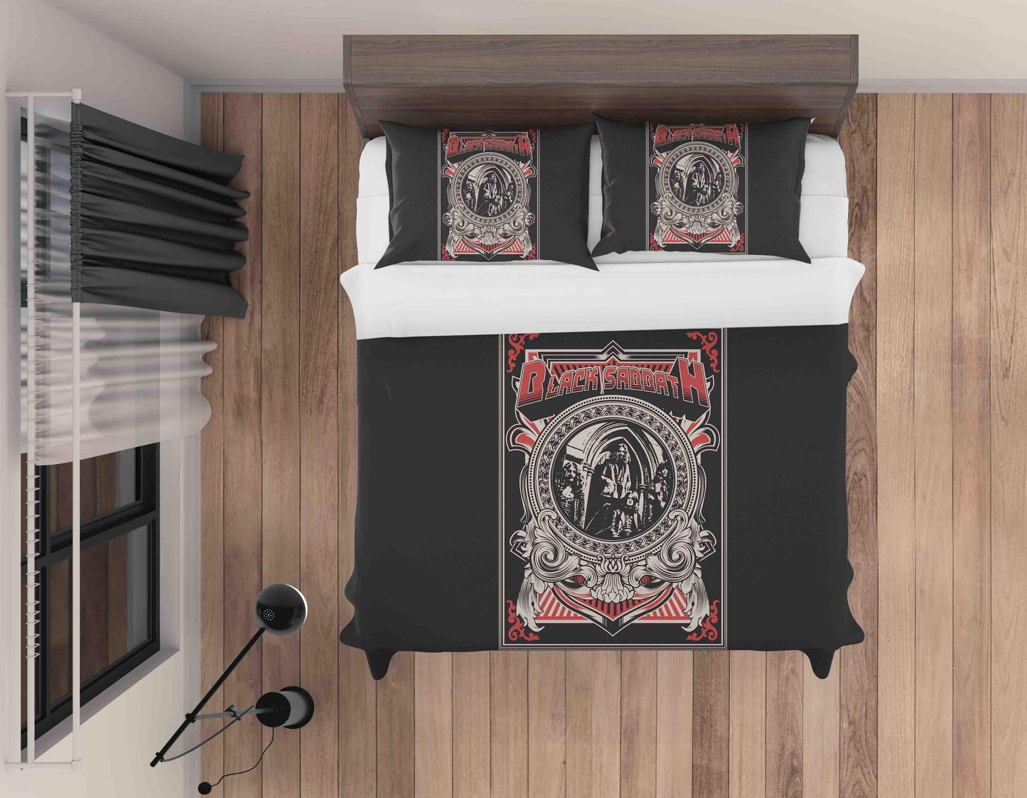 3D Black Sabbath Quilt Cover Set Bedding Set Duvet Cover Pillowcases SF29