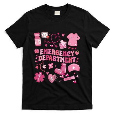 Emergency Department Valentine Funny Er Nurse T-Shirt