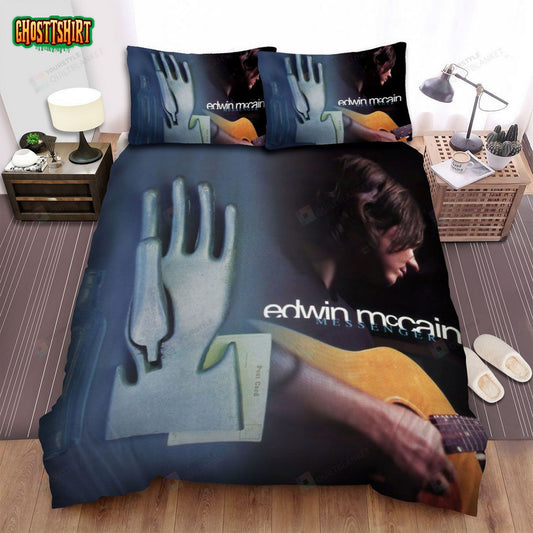 Edwin Mccain Music Messenger Album Bed Sheets Spread Comforter Duvet Cover Bedding Set