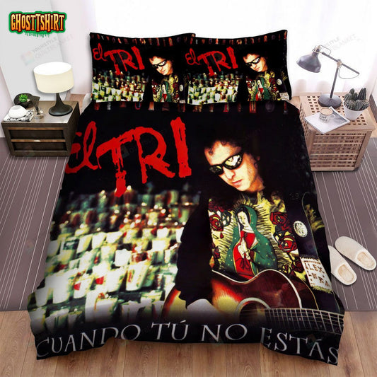 El Tri Band Album Cuando Tu No Estas Bed Sheets Spread Comforter Duvet Cover Bedding Set