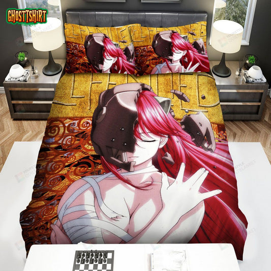 Erufen Rito Elfen Lied Anime Bed Sheets Spread Comforter Duvet Cover Bedding Set