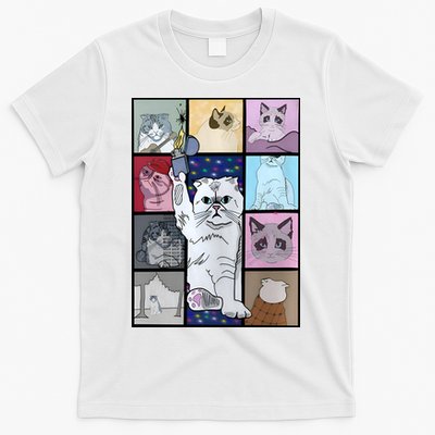 Eras Tour Cat Version TS Lover Gift Idea For Lover Fan T-Shirt