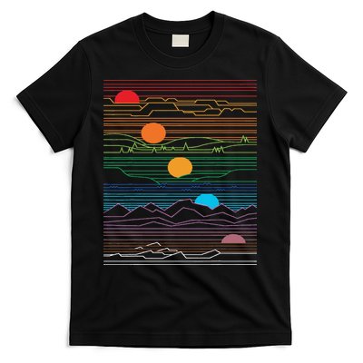 EDM Techno Sun Moon Design Dance Rave Music Festival T-Shirt