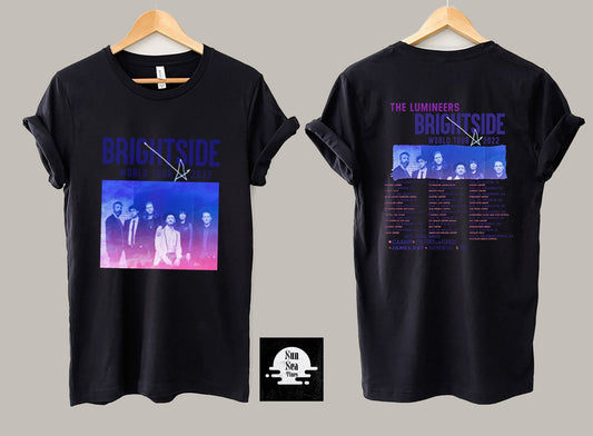 The Lumineers Tour 2022 Double Sided T-shirt, The Lumineers Logo Shirt