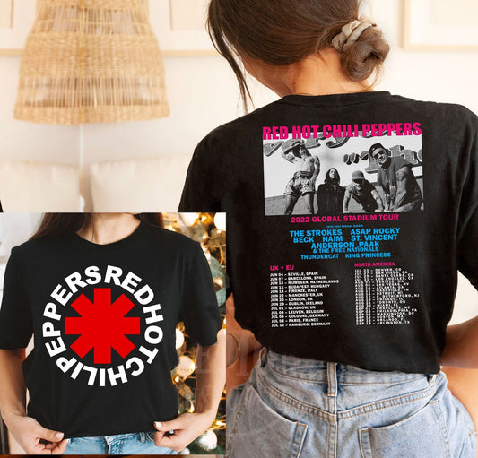 Red Hot Chili Peppers Unlimited Love 2022 tshirt, RHCP tour