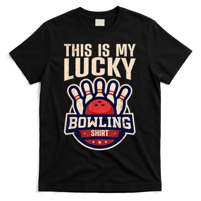 Funny Bowling For Men Women Retro Bowling Bowler Team League T-Shirt