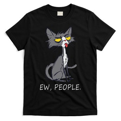 Funny Cat Ew People Meowy Cat Lovers T-Shirt
