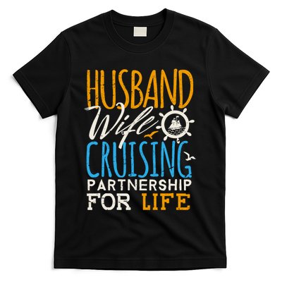 Family Cruise Vacation Husband Wife Cruising Couples T-Shirt