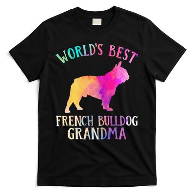 Frenchie Dog World’s Best French Bulldog Grandma T-Shirt