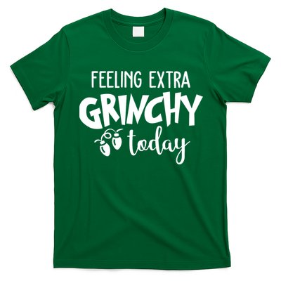 Feeling Extra Grinchy Today Funny Christmas T-Shirt