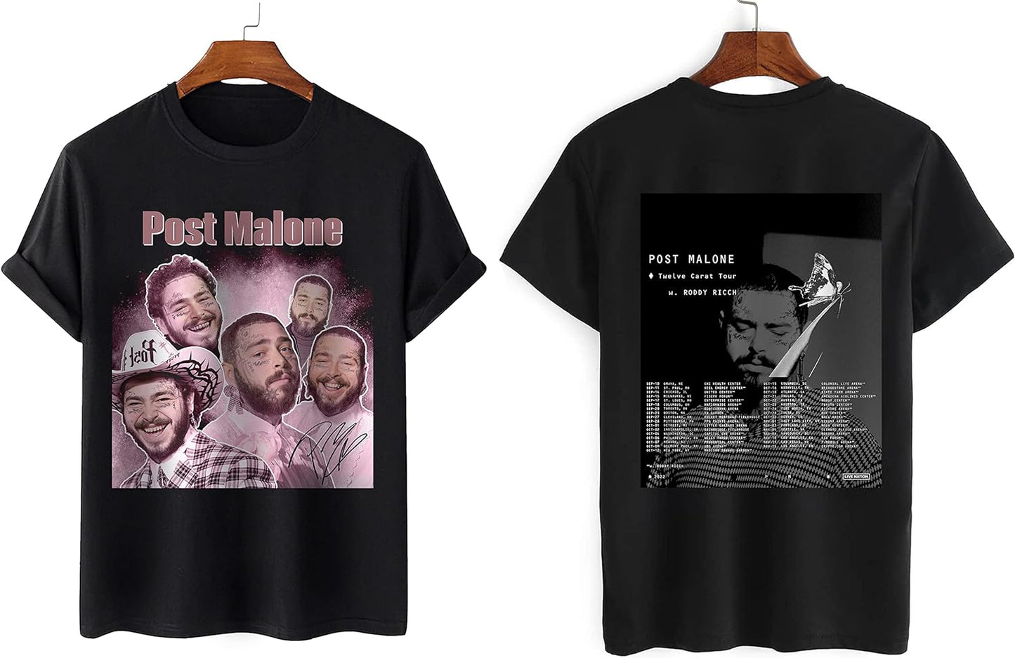 Post Malone Twelve Carat 2022 Tour Shirt, Post Malone Tee, Music Tour Tshirt