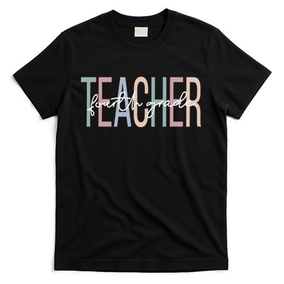 Fourth Grade Teacher Boho 4th Grade Teacher T-Shirt