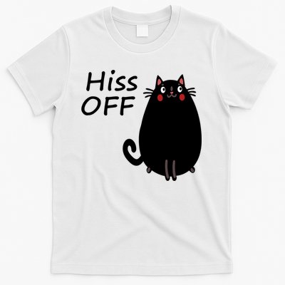 Funny Hiss Off Cat Lovers Quote T-Shirt