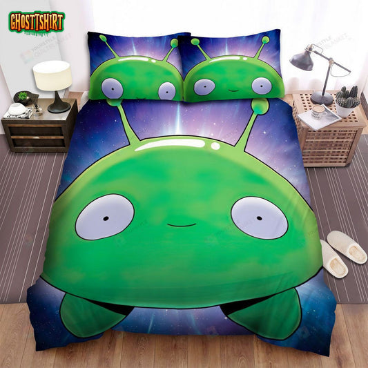 Final Space Mooncake Poster Bed Sheets Spread Comforter Duvet Cover Bedding Set