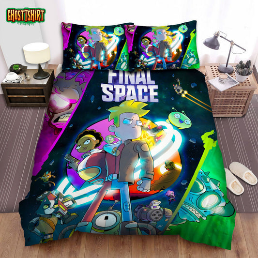 Final Space Movie Poster 1 Bed Sheets Spread Comforter Duvet Cover Bedding Set