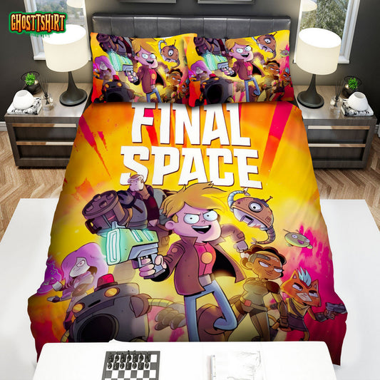 Final Space Movie Poster 10 Bed Sheets Spread Comforter Duvet Cover Bedding Set