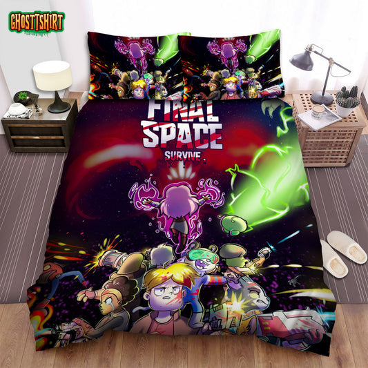 Final Space Movie Poster 11 Bed Sheets Spread Comforter Duvet Cover Bedding Set