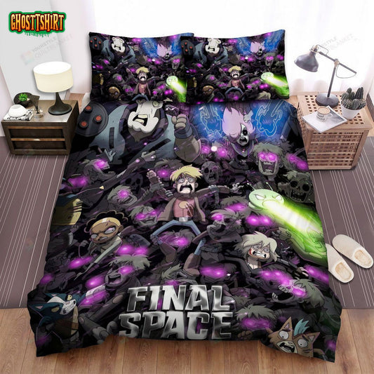 Final Space Movie Poster 3 Bed Sheets Spread Comforter Duvet Cover Bedding Set