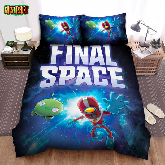 Final Space Movie Poster 4 Bed Sheets Spread Comforter Duvet Cover Bedding Set