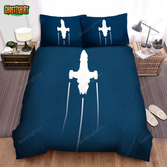 Firefly The Airplane On Sky Movie Poster Bed Sheets Duvet Cover Bedding Set