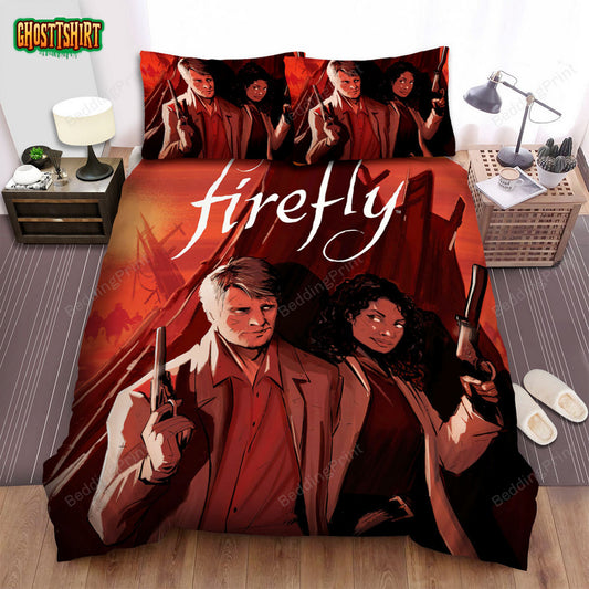 Firefly The Unification War Movie Poster Bed Sheets Duvet Cover Bedding Set
