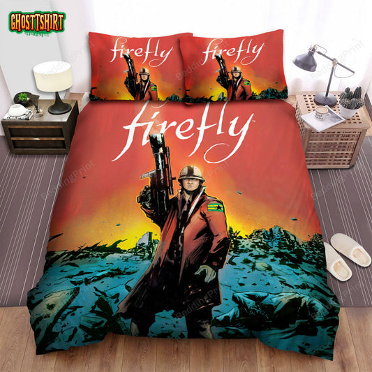 Firefly The Unification War Part Two Movie Poster Bed Sheets Duvet Cover Bedding Set