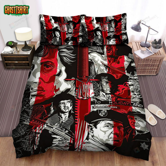 First Blood (1982) Movie Poster Art Bed Sheets Duvet Cover Bedding Set