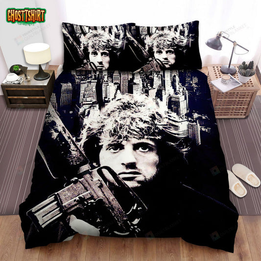 First Blood (1982) Movie Rambo City Poster Bed Sheets Duvet Cover Bedding Set