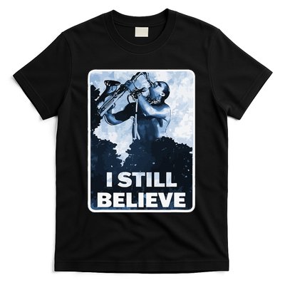 Funny I Still Believe Sax Man Nun Nerd Geek Graphic T-Shirt