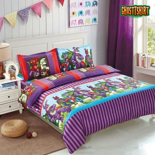 Five Nights At Freddy Blue Bedding Set