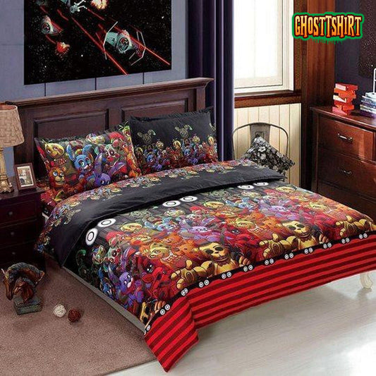 Five Nights At Freddy Colorful Bedding Set