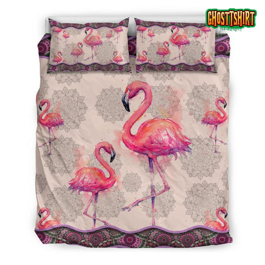 Flamingo Bed Sheets Duvet Cover Bedding Set