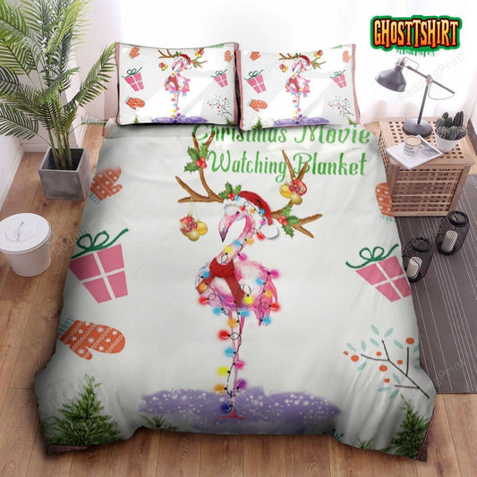 Flamingo Gorgeous Reindeer Christmas Sheets Duvet Cover Bedding Set