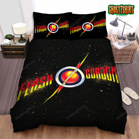 Flash Gordon Dvd Disc Bed Sheets Duvet Cover Bedding Set