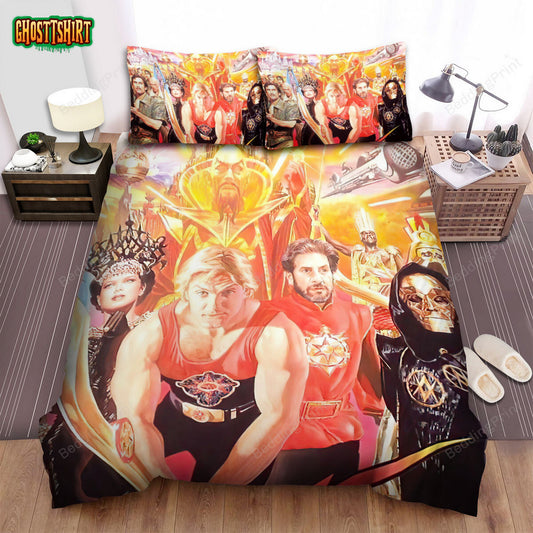 Flash Gordon Movie Art 3 Bed Sheets Duvet Cover Bedding Set