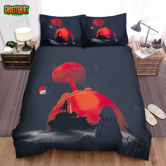 Flcl Anime Japan Bed Sheets Spread Comforter Duvet Cover Bedding Set