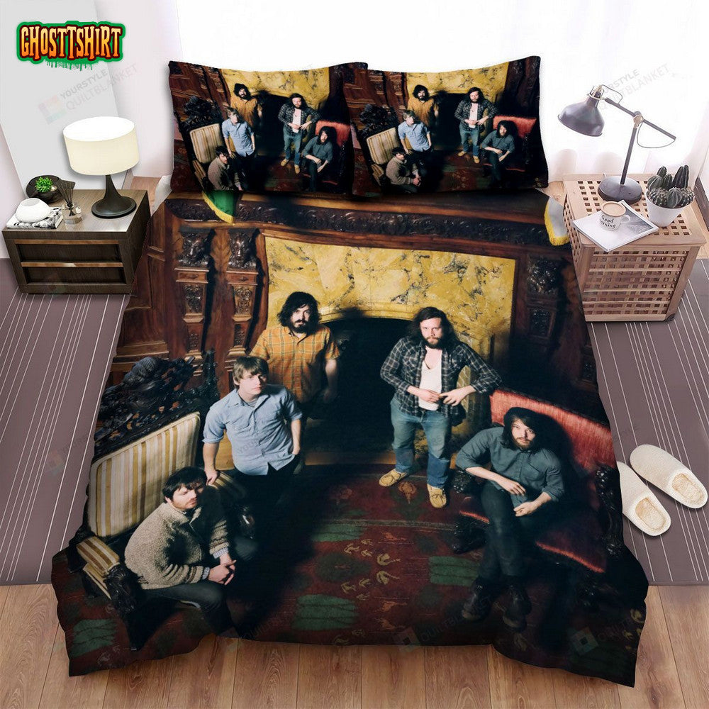 Fleet Foxes Band Castle Pose Bed Sheets Spread Comforter Duvet Cover Bedding Set