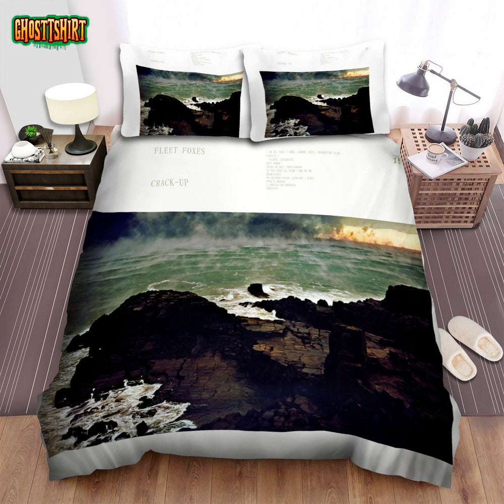 Fleet Foxes Band Crack Up Album Cover Bed Sheets Spread Comforter Duvet Cover Bedding Set