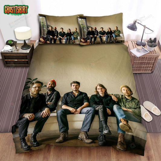 Fleet Foxes Band Sitting Pose Bed Sheets Spread Comforter Duvet Cover Bedding Set